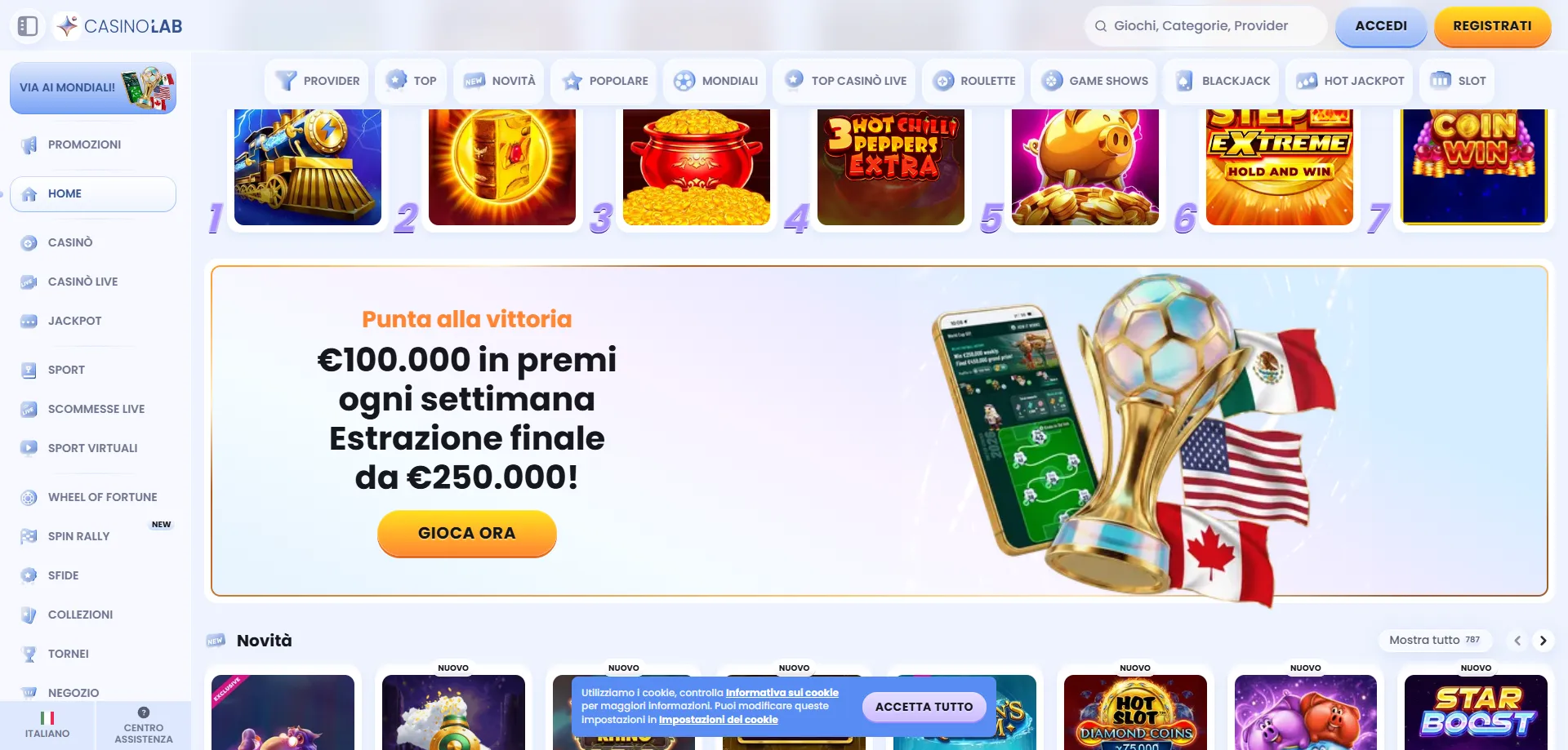 Casinolab Casino mobile – gioca da smartphone senza scaricare app