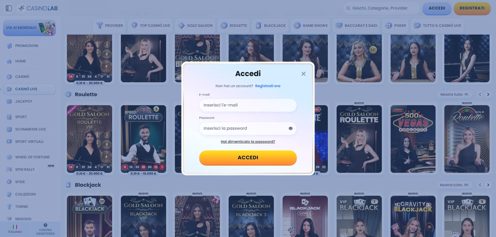 Sicurezza e licenza Casinolab Casino – protezione dati e crittografia SSL